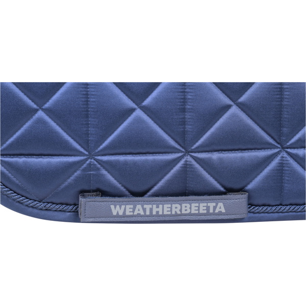 2026 WeatherBeeta Satin Luxe Air-Tec Dressage Saddle Pad 1030348 - Navy